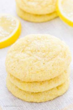 Sugar Crusted Lemon Cookies