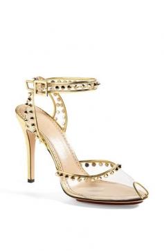 Free shipping and returns on Charlotte Olympia 'Soho Stud' Pump at Nordstrom.com. Gleaming gilt cone studs armor a glam-rock peep-toe pump updated in transparent PVC and edged in metallic gold leather.