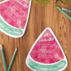 
                    
                        Throwing a party? Make professional party invites with this free watermelon template!
                    
                