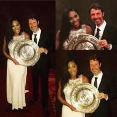 
                    
                        Serena Williams Revels in Wimbledon Victory with Hunky  Boyfriend / Coach Patrick Mouratoglou  ♥ ♥
                    
                