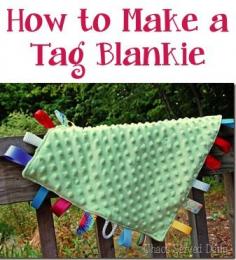 How to Make a Taggie Blanket