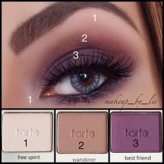 Makeup by Lis Puerto Rico Makeup Artist and Beauty Blog | Daytime Plum Smokey Eye Makeup Tarte Tartelette Palette Tutorial