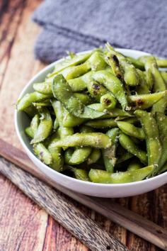 Garlic & Ginger Edamame Beans - The Wanderlust Kitchen