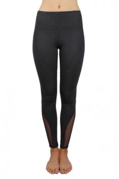 
                    
                        Nikol #Leggings in Onyx, with #mesh at bottem legs
                    
                