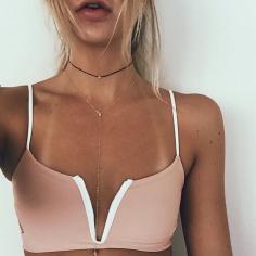 chokers + cute bra tops