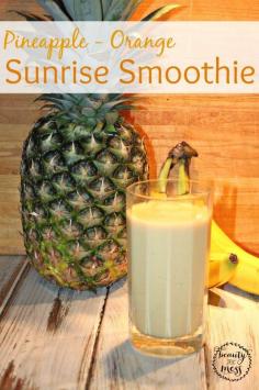
                    
                        Pineapple-Orange {Dairy Free} Sunrise Smoothie. Like sunshine in your cup. #SkinnyGutShake #ad
                    
                