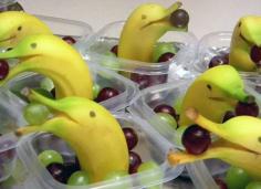 Very cute snack idea for kids!