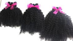 
                    
                        3 bundles of 3.5 oz. Brazilian Kinky Curly Hair *Please note that all lengths are measured when the hair is stretched and comes in its natural color (1b-2).
                    
                