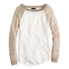 
                    
                        Linen baseball sweater
                    
                