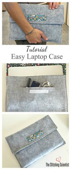 
                    
                        Easy Laptop Case Pattern and Tutorial #laptopcase #beginnersewingprojects
                    
                