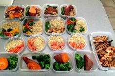 Always found it easier to make these up on the weekends, making it easy to eat clean all week! meal prep ideas #clean #recipe #eatclean #healthy #recipes