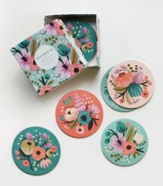 Floral Coaster Set by Rifle Paper co. from Lark