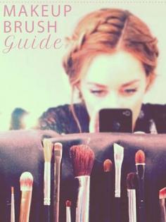 Makeup brush guide