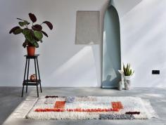 Modern geometric YEAH rug from Magasinmae | Remodelista