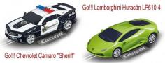 
                    
                        Go!!! Camaro Sheriff (64031) und Lamborghini Huracan (64029) - Chevrolet Camaro "Sheriff" (64031) und Lamborghini Huracán LP610-4 (64029) #slotcar
                    
                