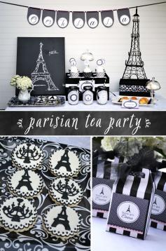 An Afternoon in Paris Tea Party. danielas bridal shower