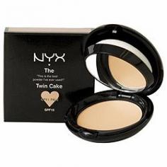 I want to try this! NYX Twin Cake Dupe for MAC Studio Fix Powder Plus Foundation (BEST Dupe EVER!)