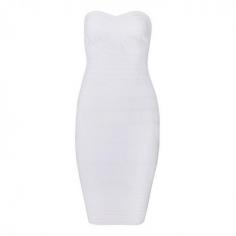 
                    
                        Starry White Strapless Bandage Dress   � from www.starry97.com/...
                    
                