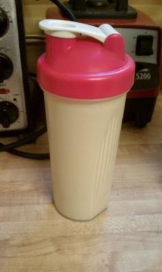 breakfast coffe protein shake: 2 handfulls of ice, 1 scoop of vanilla or chocolate protein powder, 1/2 frozen banana, 1 cup of brewed coffee 1 cup of unsweetened almond milk.