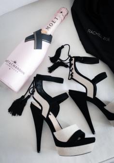 Those black n white heels