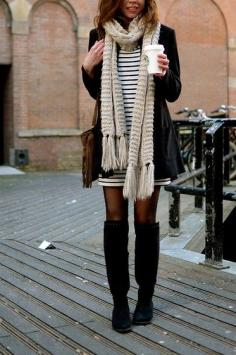 Not a fan of give knee high boots but love everything else!
