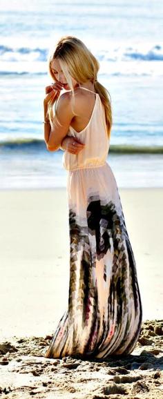 Summer dress! #dress #maxi #summer #fashion #beach #style #boho #chic