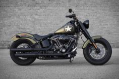 
                    
                        Limited edition and outfitted with previously custom-only parts, the Harley-Davidson Softail Slim S Motorcycle sets a new bar for softail performance. It's powered by the Screamin' Eagle Air-Cooled Twin Cam 110B, which is paired to a six-speed Cruise Drive transmission...
                    
                