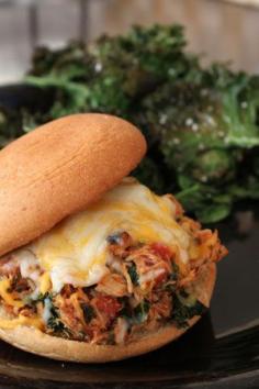 An Italian Pulled Chicken Sandwich Idea. Plus a few other great recipes!