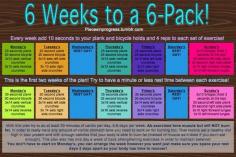 6 weeks to 6 pack abs workout