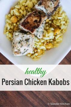 
                    
                        Healthy Persian Chicken Kabobs
                    
                