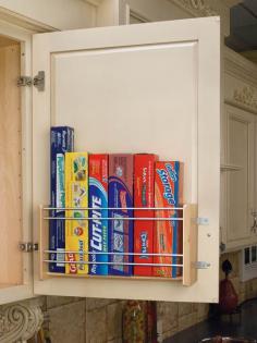 kitchen cabinet door storage