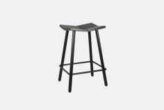 Mitre Stool - Counter / Black