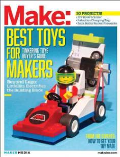 A whole issue devoted to toys for makers! Toys are big players in the maker world. From educational (STEM/STEAM) to robotics and science, toys provide stimulation, simulation, and prototyping. Make: Volume 41 highlights the latest games and gadgets that have come from the maker community, and provides hands-on inspiration for making your own tech-infused toys.