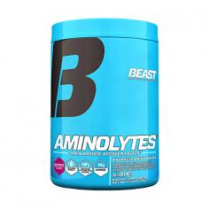Aminolytes&trade; contains a perfect blend of amino acids and electrolytes to help you train harder and recover faster. Used during your workout and after, Aminolytes&trade; increase muscle endurance, accelerate muscle recovery and repair, and maximize muscle growth to help you build muscle faster. Formulated with the highest quality ingredients, Aminolytes&trade; help your body get big, strong, fit, and healthy. Aminolytes&trade; is designed to give you that extra edge while training. Aminolytes&trade; is also packed with essential amino acids including Leucine, Isoleucine and Valine. These three amino acids, known as the branched chain amino acids or BCAA's, are critical for building mass, strength, endurance, and recovery. The harder you train, the more you sweat out electrolytes that your body needs. Aminolytes&trade; replenishes those electrolytes to maintain the balance of fluids in the body, quickly restore muscle endurance, and fight fatigue. As added fuel for your workout, Aminolytes&trade; also has Beta Alanine, known for its ability to raise Carnosine. Increased Carnosine levels in the body are largely responsible for strength, lean body mass, power, and muscle endurance. Packed with power, Aminolytes&trade; fuels you to train harder and recover faster.