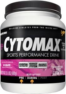 Cytomax with sustained energy. No other sports drink can match Cytomax's proven performance. University studies have proven that Cytomax: Lowers acid level during and after training for less burning and cramping during exercise and less soreness afterwards. so you can beat the burn. Stabilizes power output during intense exercise for more strength - especially towards the end of your workout. Reduces perceived exertion so you feel less fatigued during training. Improves end exercise sprint capacity. Increases recuperation rate - from one workout day to the next. These results are possible due to the inclusion of a unique exclusive energy component: Alpha-L-Polylactate (lactate with acid removed clustered around amino acids and carbohydrates). This proprietary lactate is efficiently used as a fuel faster than other carbohydrates and provides energy as well. In addition it, enters the blood stream and tissues faster than a single carbohydrate source and is utilized more efficiently. The lactate (in Alpha-L-Polylactate) is utilized more efficiently - all while decreasing tissue acidity. Alpha-L-Polylactate - when combined with our multiple carbohydrate blend - gives you sustained energy. In university studies, athletes had better performance after 3 hours of intense exercise with Cytomax than with another leading sports drink. In addition, Cytomax contains electrolytes - including sodium potassium magnesium and calcium for optimal hydration. Cytomax does not contain artificial FD & C colors or artificial sweetener. (These statements have not been evaluated by the Food and Drug Administration. This product is not intended to diagnose, treat, cure, or prevent any disease.)