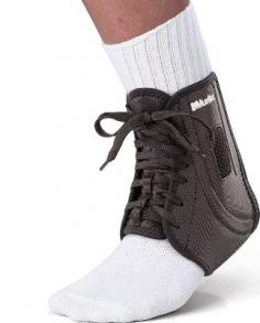 Mueller ATF2 Ankle Brace Features: Available in Black and White color The AFT 2 is lightweight and comfortable Ankle straps self-adjust to support your anterior talo fibular ligament and help protect against rolling the ankle Wear the brace over sock Single layer of fabric over the ankle bone is more comfortable Firm grip and comfort feel Adjustable, contour design allows for comfortable fit in all shoe sizes Description: The Mueller ATF2 Ankle Support is designed to help support and protect sore, weak, sprained ankles. This patented ATF2 Ankle Support provides firm and even support to the talo fibular ligament and protects against the rolling over of the ankles. All this in an unique self adjusting way. It's lightweight and comfortable for all-day wear. Sizes according to shoe size: X Small fits Women's 7- 8 or Men's 6 - 7. Small fits Women's 8- 10 or Men's 7 - 9. Medium fits Women's 10 - 12 or Men's 9 - 11. Large fits Women's 12 - 14 or Men's 11 - 13. X-Large fits Women's 14 - 16 or Men's 13 - 15.
