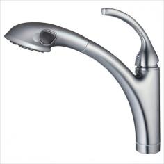 Yosemite Home Decor - Faucet - YP77KPOBNREV1 - Single Handle Pull out Kitchen Faucet with Pull out Spout Sprayer No Pop up drain included Brushed Nickel Solid Brass waterway construction Single Handle Pull out Kitchen FaucetInstallation: Deck mount Flow rate: 2.2 GPM flow rate Brushed nickel finish Also available in Polished ChromeHandle style: Single LeverSpecifications: Overall Product Dimensions: 13 H x 10.5 W x 13 DStand Height: 13 inches Spout Height: 10 spout height Single Hole installation Single Hole installation faucet Handle Orientation: top