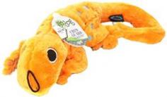 goDog Amphibianz Salamander with Chew Guard Technology Tough Plush Dog Toy