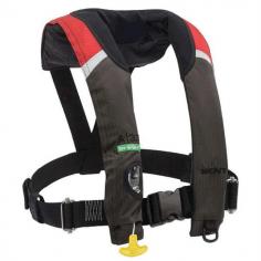 The Onyx Outdoor A-33 In-Sight Automatic Stole IPFD Life Jacket comes in red with one universal size fits all. This U.S. Coast Guard approved Type V life jacket comes with Type III performance and has a soft neoprene neckline for all day comfort. The Red is built with 200 denier nylon ripstop and has reflective piping for increased visibility. The life jacket has a D-ring attachment for small accessories. It uses a M-24 Rearming Kit.