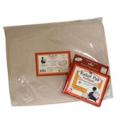 The Relief Pak&reg; moist heat pack is a simple and effective method of applying moist heat to a localized area. Gives at least 30 minutes of therapeutic moist heat. Pack can be applied with a Relief Pak&reg; cover or a heavy towel. Pack can be heated in boiling water and even in the microwave! When treatment is complete the pack can be reheated or stored in a plastic bag in the refrigerator for later use. Hot pack comes with a fitted cover for protection. Standard, 11" x 12".