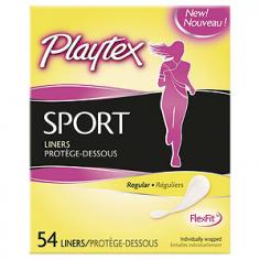 New! Feminine Liners With Flex-Fit&Trade; Design To Help Move With Your Body & Maintains A Great Fit Odor Shield&Trade; Technology Designed To Help Neutralize Odors Super Absorbent Core Amazingly Thin, Yet Super Absorbent To Help Lock Fluid Away Ultra-Soft Covered Feminine Liners Individually Wrapped No Matter How You Play, Playtex Sport Liners Have Your Feminine Needs Covered. These Feminine Liners Have A Flexfit&Trade; Design That Helps Move With Your Body And Maintains A Great Fit. Playtex Sport Liners Are Amazingly Thin, Yet Super Absorbent To Help Lock Fluids Away While The Odor Shield&Trade; Technology Helps Neutralize Odors. Made In Usa *For Hygienic Reasons, Once This Personal Care Product Is Opened It Cannot Be Returned.