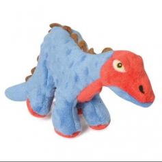 goDog Dinos are a blast from the past. Made with bubble plush and lined with Chew Guard Technology, these toys stand up to tough play. Minimal stuffing gives these toys a fun floppy feel that dogs love!