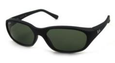 For those who are looking for more in sunglasses, Ray Ban RB 2016 (Daddy-O Square Wrap) Sunglasses would be a best bet. Their scratch-resistant lenses offer maximum protection against UV light. These sunglasses come with matte black frames and crystalline lenses either in green or gray. They are also available with polarized lenses. This pair of designer eyewear blocks out glares making vision easy for bikers, skiers, and water sports enthusiasts. Frames cannot be fit with prescription lenses.