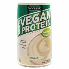Biochem by Country Life - 100% Vegan Protein Powder Vanilla - 15.3 oz. (438g) Country Life Biochem's Sports and Fitness series introduces the 100% Vegan Protein Powder. Biochem's proprietary protein blend is made from all natural plant sources including: Highly Digestable Pea Protein Organic Hemp Seed Protein Antioxidant Rich Cranberry Protein Pea protein contains the ideal amino acid profile for human consumption, while the Hemp protein provides dietary fiber for digestive support. Hemp is unique in that it offers not only fiber and protein, but also the important essential fatty acids Omega-3 and Omega-6. This protein powder is completely vegan - it does not contain ANY animal derived material. There is no added sodium, either. The sodium content is organic sodium supplied naturally by the pea protein. Biochem SportsEach product within the Biochem Sports and Fitness Systems has been carefully formulated to target the right enzymatic systems within the body so that each individual can achieve the pinnacle of performance. Each product is unique and nutritionally balanced to provide maximum performance. In formulating the Biochem Sports and Fitness Systems, Country Life has taken into consideration the special needs of both anabolic and aerobic fitness. However, no sports program can work without proper diet and good health habits. Athletes should consult diet guides appropriate to their specific sport. Anabolic and aerobic activities place different demands upon the body and may call for different ratios of protein, carbohydrate and fat to ensure peak performance. For instance, athletes involved in power sports and in bodybuilding typically require more protein, whereas endurance athletes may require more carbohydrates to replenish glycogen stores. About Country LifeCountry Life Vitamins has been a leader in the field of nutrition for over 36 years.