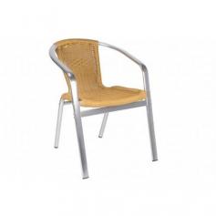 Features- These Rustproof Aluminum chairs are lightweight yet very durable and stackable- Commercial use in high traffic areas- Used at restaurants, resorts, hotels, weddings- Ideal for indoor and outdoor use- Material - Extra thick 2mm- Aluminum Frames- Color - Honey- SKU: SRCT153