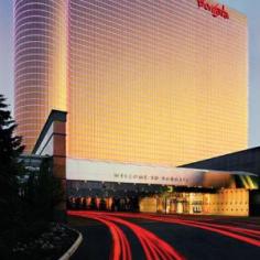 Hotel Features: The Borgata features a 161,000-square-foot casino that includes nearly 3,500 slot machines and 200 table games; 11 restaurants, including five fine-dining establishments by acclaimed chefs such as Bobby Flay and Wolfgang Puck; a formal outdoor pool surrounded by palm trees and gardens; a full-service spa, salon and barbershop; and a high-tech fitness center. The Borgata also boasts two concert venues that feature top-name performers, a comedy club, a variety of cocktail lounges and nightclubs with celebrity DJs. A 43-story tower houses 2,000 stylish accommodations with a range of luxurious amenities that include marble-appointed bathrooms, floor-to-ceiling windows, flat-panel TVs, customized lighting and wired high-speed internet access for an additional fee. Non-smoking rooms are available. Guests may valet or self-park in a large indoor lot for an additional fee.