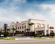 a haven of hospitality. welcome to the Hampton Inn & Suites Harlingen Find a charming, convenient hideaway in South Texas where southern charm melds with modern conveniences, a sense of history and natural beauty-it all awaits you in Harlingen. The Hampton Inn & Suites hotel in Harlingen is located within easy reach of both tourist attractions and the medical district, and only a half-hour from South Padre Island Delve into the local history at the Rio Grande Valley Museum. Take in the profound emotion at the Iwo Jima Memorial. Or get a sense of maritime history at the Port Isabel Lighthouse-it is all within easy reach of our Harlingen hotel. Bask in natural beauty and picturesque trails at the Santa Ana Wildlife Refuge or the Laguna Atascosa Wildlife Refuge. Or do some bird watching at the nearby World Birding Center. Our hotel in Harlingen also puts you close to family-friendly activities like the Schlitterbahn Waterpark Resort. Get a taste of seaside thrills or a wild nightlife with a half-hour drive to South Padre Island. Or head into Matamoros, Mexico for an international flavor. Ask the team at our Harlingen hotel for more tips on the area's many sights services & amenitie Even if you're in Harlingen to enjoy the great outdoors, we want you to enjoy our great indoors as well. That's why we offer a full range of services and amenities at our hotel to make your stay with us exceptional Are you planning a meeting? Wedding? Family reunion? Little League game? Let us help you with our easy booking and rooming list management tools * Meetings & Event * Local restaurant guide