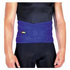 Breathable Neoprene (Airprene) and terry cotton lining helps minimize sweating and reduces allergic skin reactions. Removable anterior and posterior moldable inserts provide maximum lower-back stabilization. Excellent support warmth and comfort to the abdominal and lumbo-sacral areas. Airprene helps retain body heat increases circulation provides all-way stretch and compression. 11 wide with six spring metal stays provide increased stability and support to the lower back. Two side pulls are designed for better fit and tension adjustment. Sewn edges for finished look and long-lasting durability. Size: L. Color: Blue. Recommendations: For use during sports activities for prevention and treatment of back injuries. For Those Who: suffer from osteochondrosis lumbago or have ever experienced lower back pain. Have undergone surgery on the lower section of the spine. Lift and move heavy objects. Perform physical activities in extreme weather conditions. Conditions: Back pain abdominal pain osteochondrosis lumbago surgery on the lower section of the spine physical activities in extreme weather conditions lift and move heavy objects sports injuries industrial back injuries.