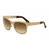 These Gucci Women's 4266/S Metal Rectangular Sunglasses are smart, fun and sexy. Beautiful authentic Gucci 4266/S 0J5G/JD Gold/Brown Gradient Sunglasses made in Italy. Includes original case, cleaning cloth and authenticity card.