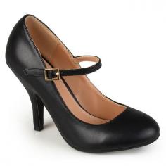 These women's Journee Collection Mary Jane pumps are a classic choice. SHOE FEATURES Matte finish SHOE CONSTRUCTION Manmade upper & lining Rubber outsole SHOE DETAILS Round toe Buckle closure Lightly padded footbed 4-in. heel Promotional offers available online at Kohls.com may vary from those offered in Kohl's stores. Size: 6. Color: Black. Gender: Female. Age Group: Kids. Pattern: Solid. Material: Rubber.